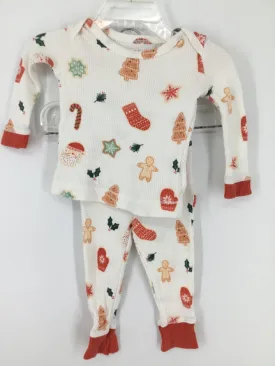 Angel Dear Child Size 6-12 Months White Christmas Pajamas