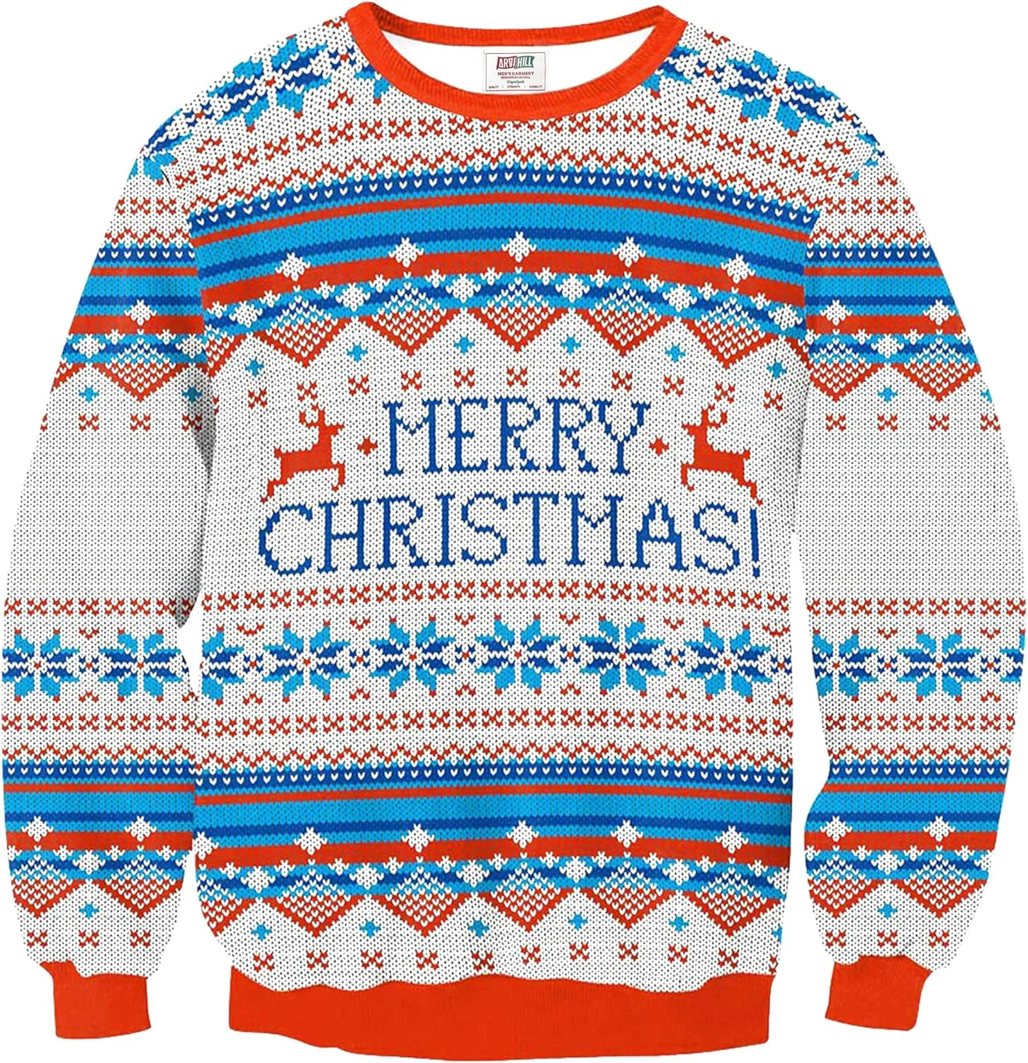 Arvilhill Men's Ugly Christmas Funny Graphic Long Sleeve Unisex Sweatshirt (S-3XL)