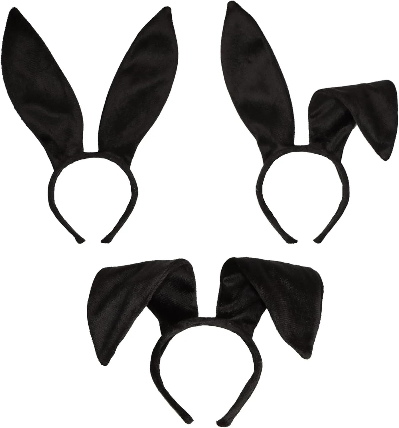 Bunny Costume Set - Rabbit Ears Headband, Bow Tie, Cuff and Tail Accessories Kit
