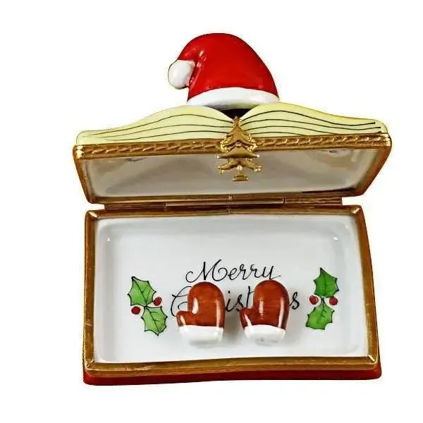 Christmas Book Christmas Stories with Removable Santa Gloves