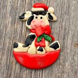 Cow Christmas Ornament