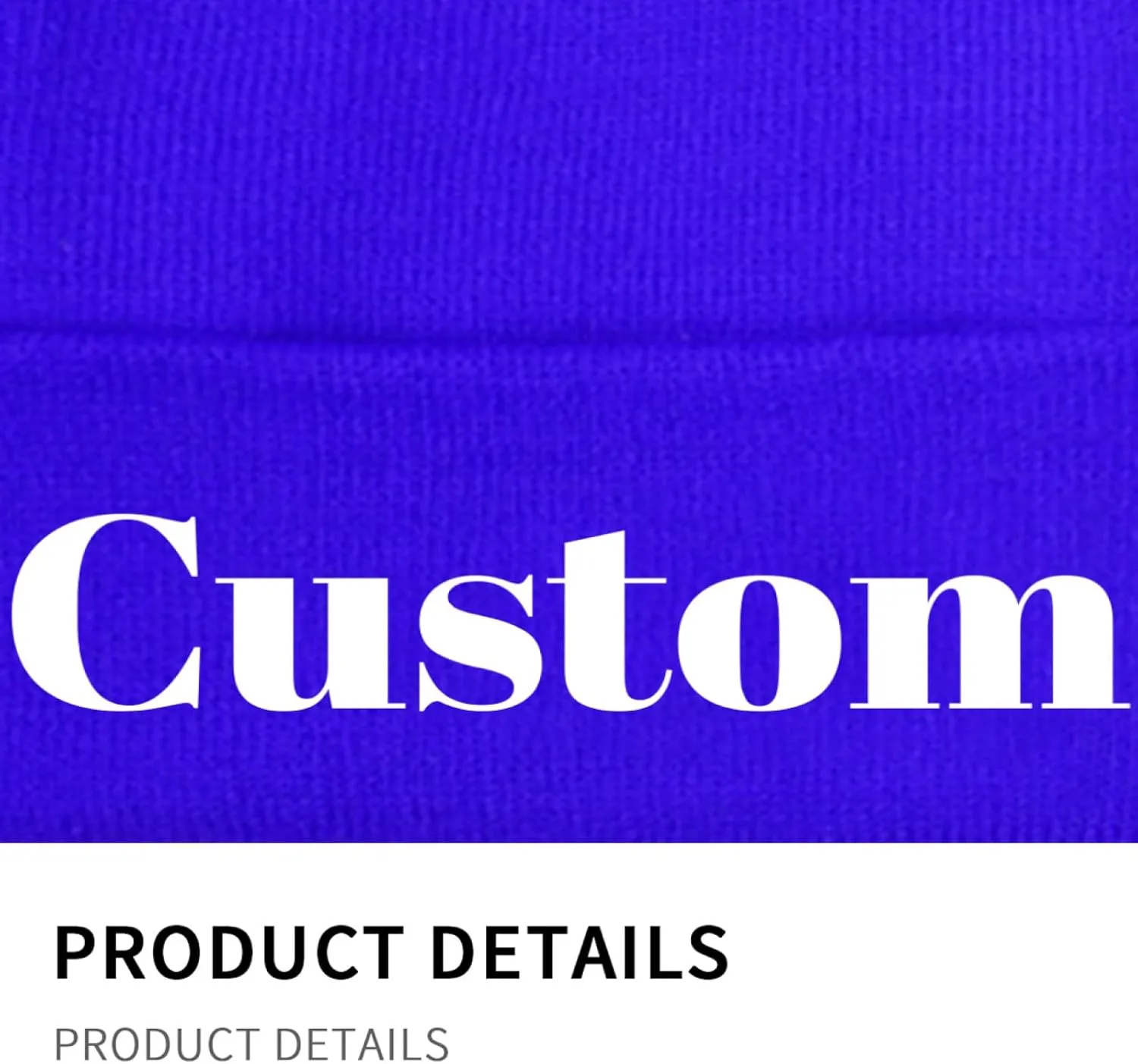 Custom Beanie Hat Personalized Winter Knitted Hat Add Design Your Own Text/Logo/Image Beanie