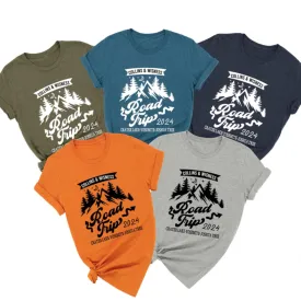 Custom Road Trip Shirt, Road Trip 2025,Family Road Trip Shirt,Girls Road Trip,Travel Shirt,Adventure Shirt,Family Vacation Tee,Traveler Gift, Camping Group Shirt, Hiking Matching Outfit Tee