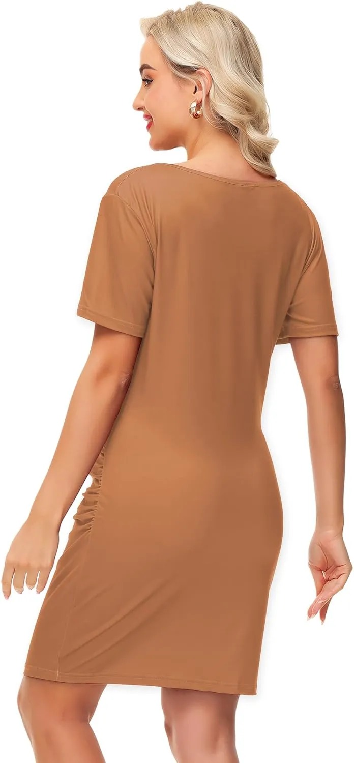 Deerose Womens Christmas Maternity Costume Pregnant Dress Xmas Party Outfit