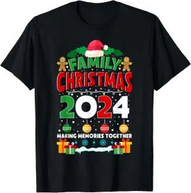 Family Christmas 2024 Matching Family Christmas Squad Xmas T-Shirt