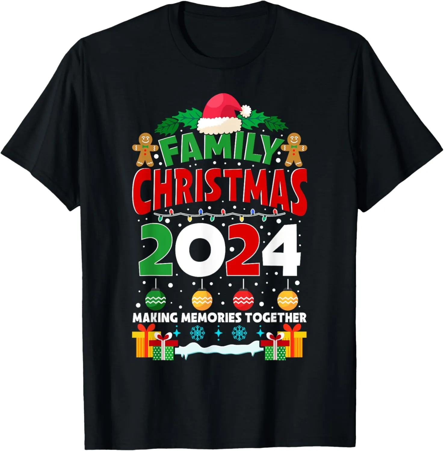 Family Christmas 2024 Matching Family Christmas Squad Xmas T-Shirt