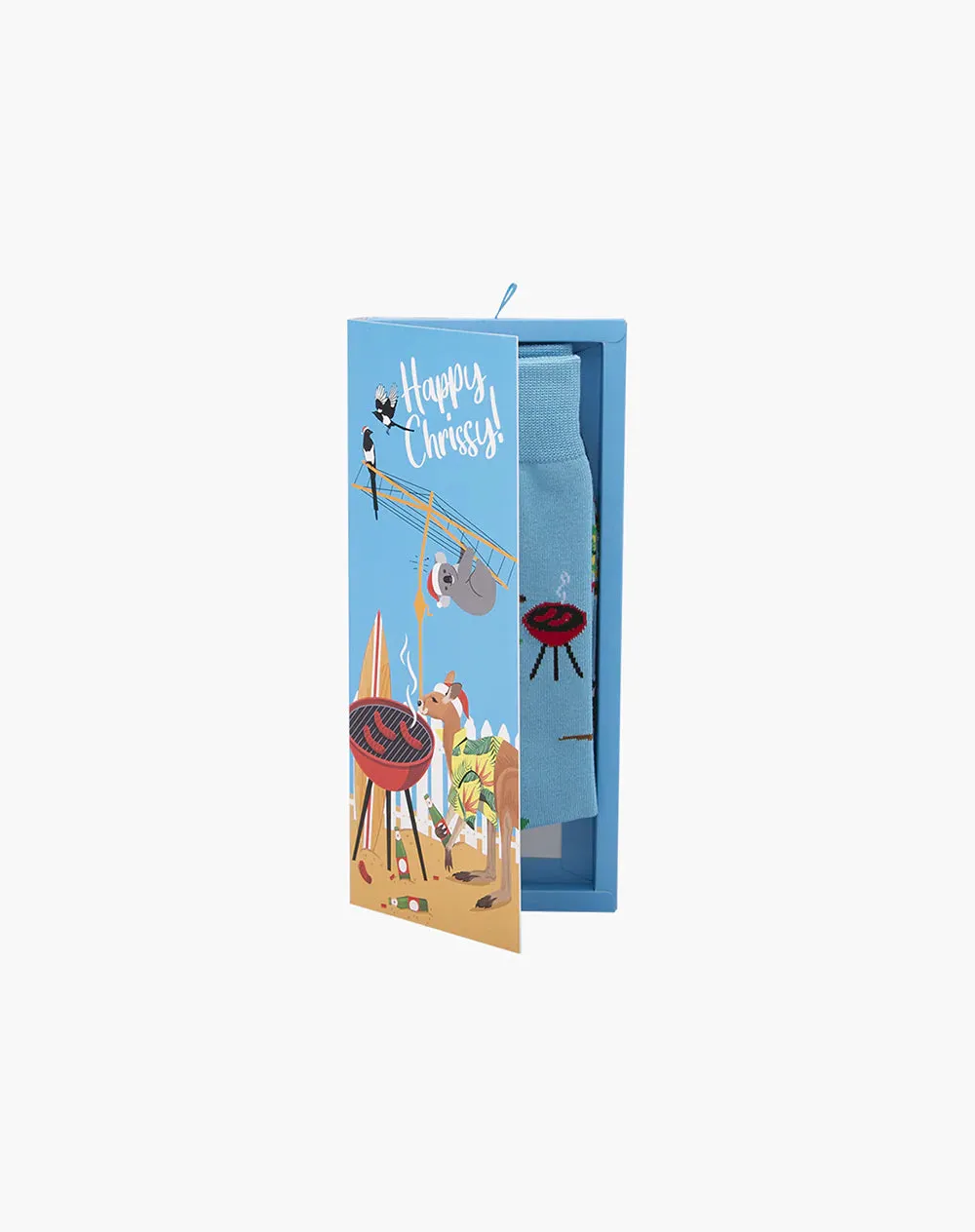 Happy Chrissy | Mens Bamboo Sock Card