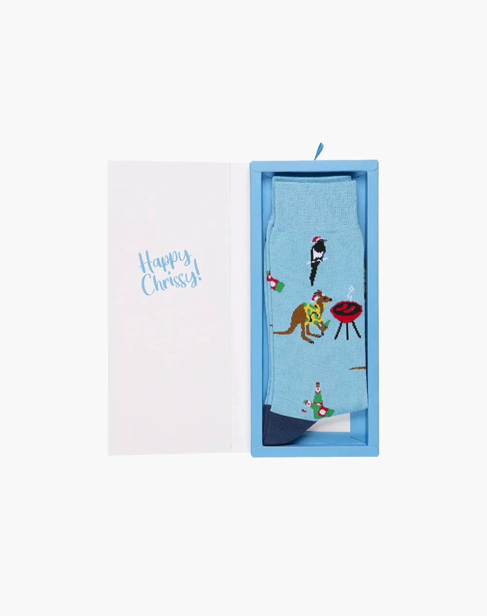 Happy Chrissy | Mens Bamboo Sock Card