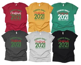Matching Family Christmas 2022 Shirt, Thankful Grateful Blessed tshirt unisex