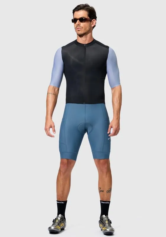 Padded Bike Shorts for Men 4D Cycling Road Riding Biking Padding Bicycle Shorts with Phone Pockets