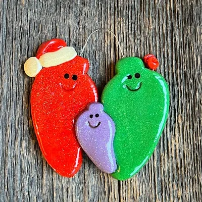 Pepper Family Christmas Ornament