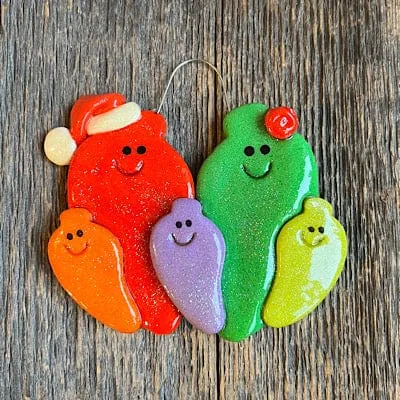Pepper Family Christmas Ornament